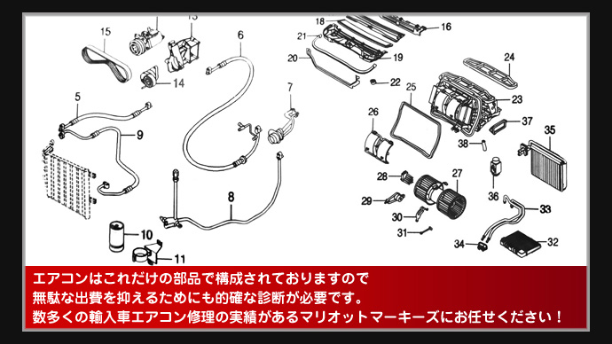 エアコン部品